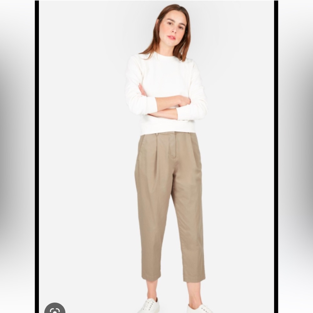 Everlane The Slouchy Chino Pant in Khaki